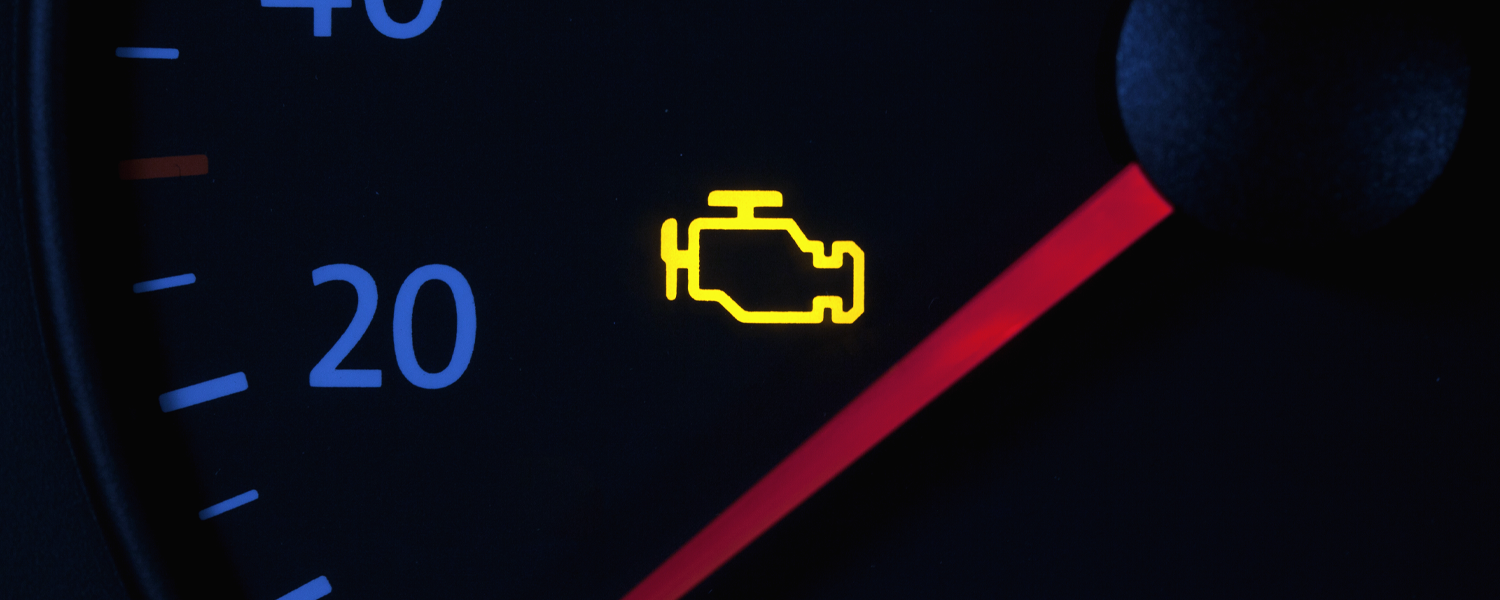 A car's check engine light